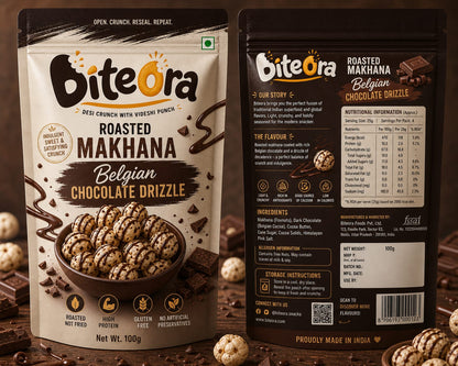 Belgian Chocolate Drizzle Makhana