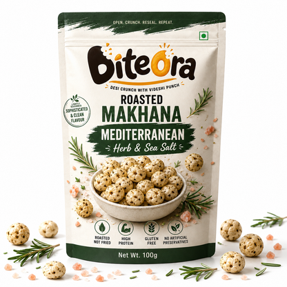 Mediterranean Herb & Sea Salt – Roasted Makhana